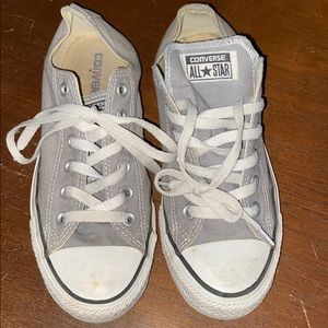 Gray Converse Unisex Size: 8